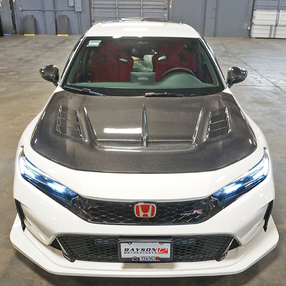 VR Style (Carbon Fiber) Hood For 2023-2025 Honda Civic Type R (FL5)