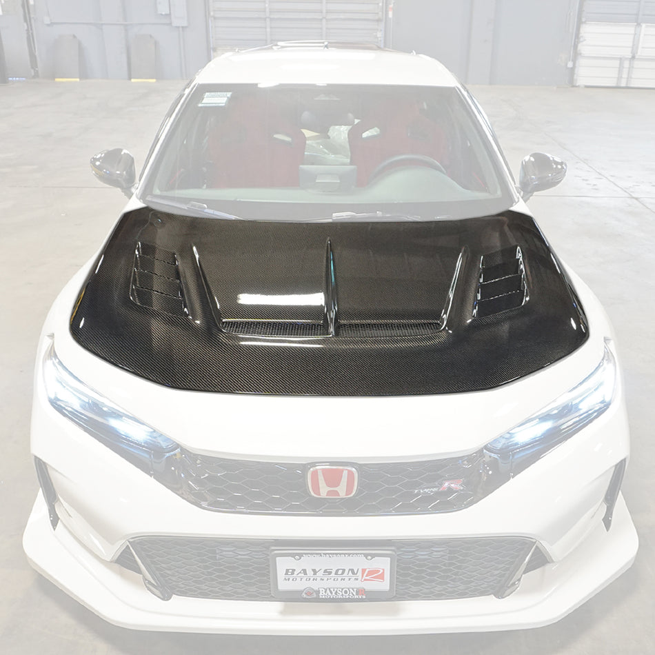 VR Style (Carbon Fiber) Hood For 2023-2025 Honda Civic Type R (FL5)