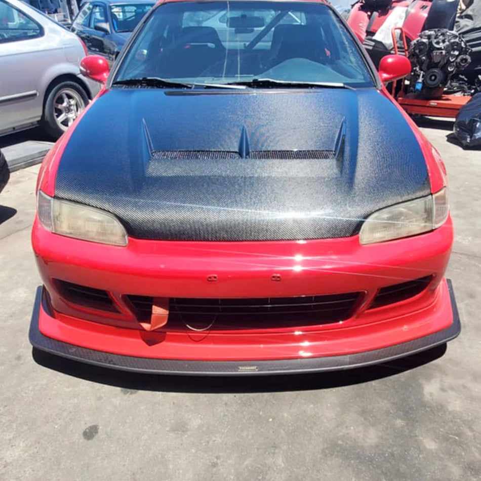 JS Style (Carbon Fiber) Hood For 1992-1995 Honda Civic 2Dr/3Dr