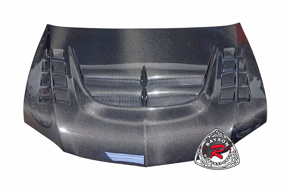 VT Style Hood (Carbon Fiber) For 2003-2007 Mitsubishi Evolution 8 9 - Bayson R Motorsports