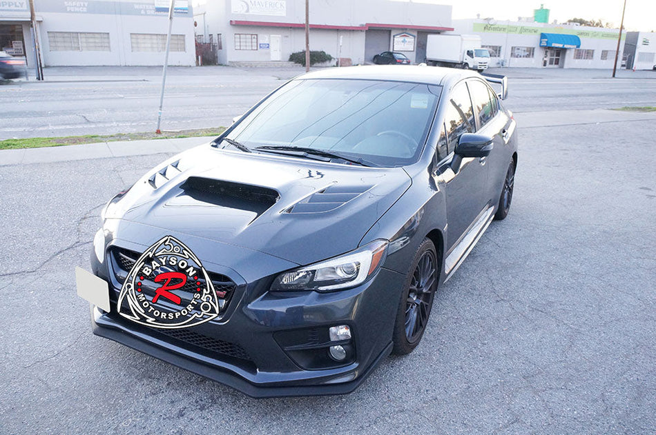 VR Style Hood (Carbon Fiber) For 2015-2021 Subaru WRX / STi - Bayson R Motorsports