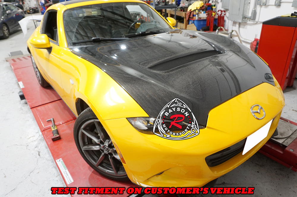 Mazda Miata Hood Carbon Fiber (2016-2025) GV Style – Bayson R