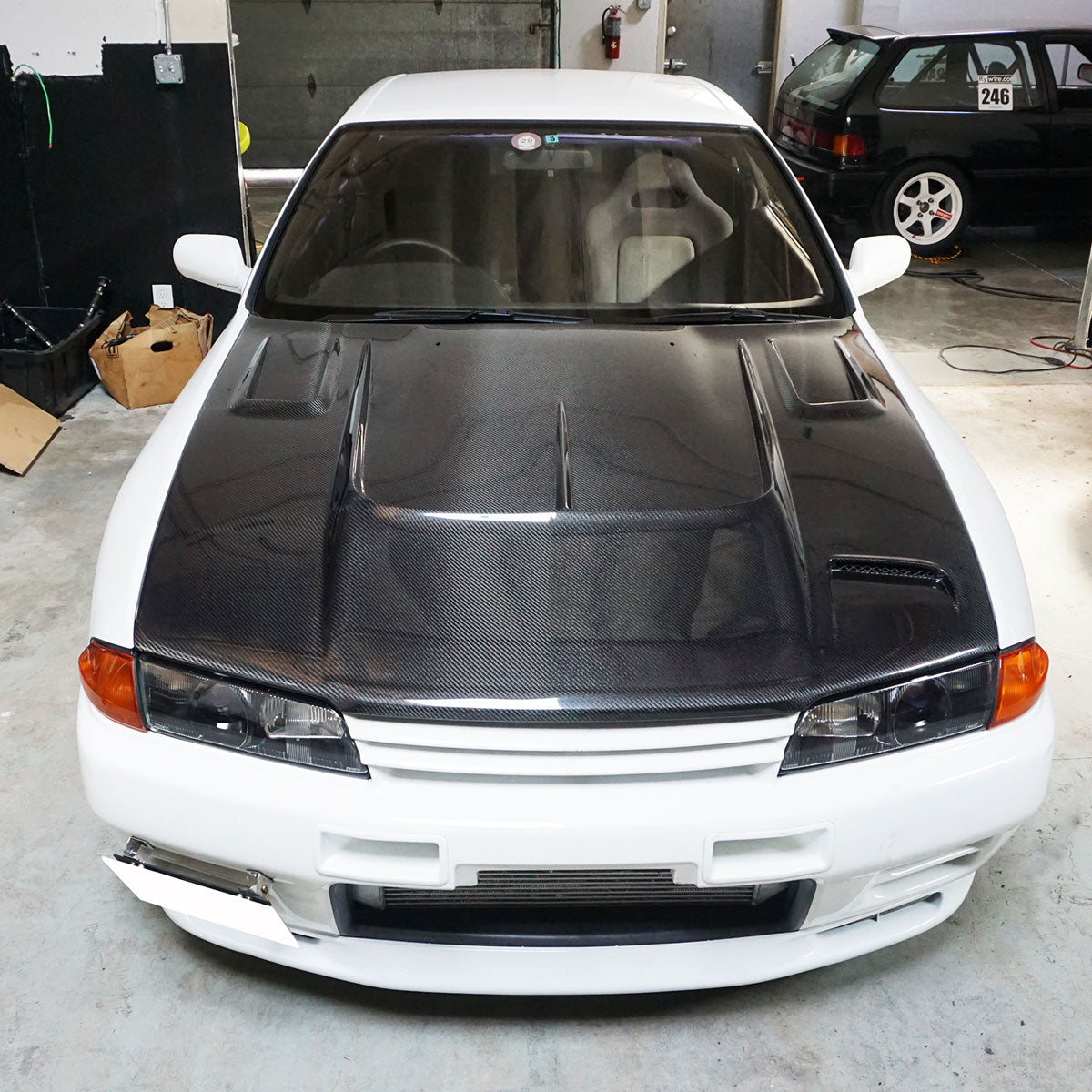 Nissan GTR R32 Carbon Fiber Hood (1990-1994) TT Style – Bayson R