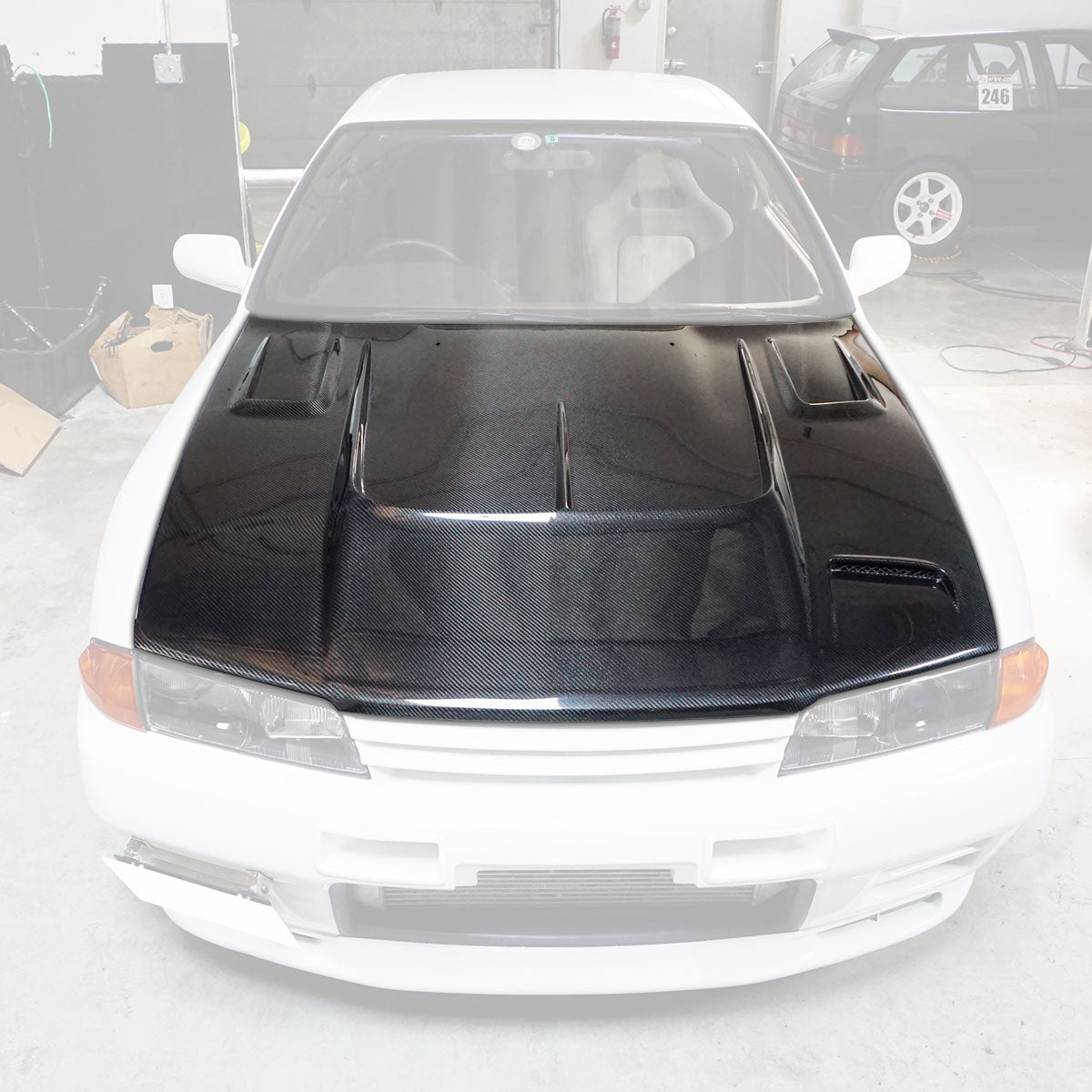 Nissan GTR R32 Carbon Fiber Hood (1990-1994) TT Style – Bayson R