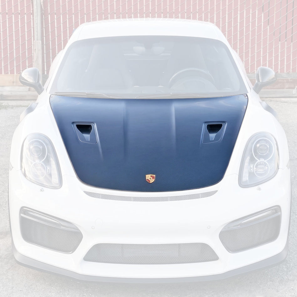 GT3 Style (Carbon Fiber) Hood For 2012-2025 Porsche (718/981/991.1/991.2)