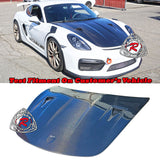 GT2 RS Style Carbon Fiber Hood For 2012-2023 Porsche 911 991 981 982 718 - Bayson R Motorsports