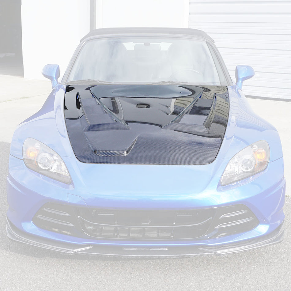 MU Style (Carbon Fiber) Hood For 2000-2009 Honda S2000 (AP1/AP2)