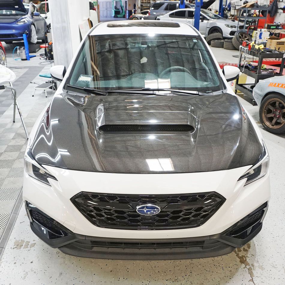 OE Style Hood (Carbon Fiber) For 2022-2026 Subaru WRX