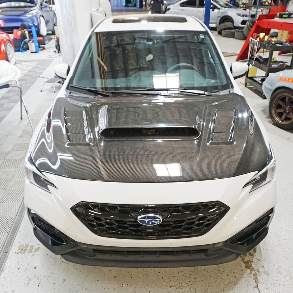 VR Style Hood (Carbon Fiber) For 2022-2026 Subaru WRX