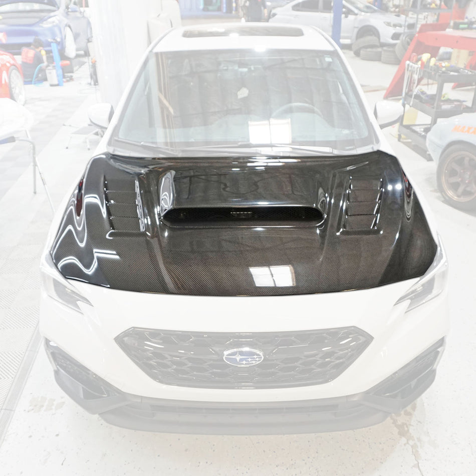 VR Style Hood (Carbon Fiber) For 2022-2026 Subaru WRX