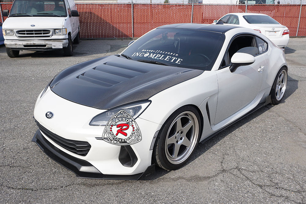 GT300 Style Hood (Carbon Fiber) For 20222024 Toyota GR86 / Subaru BRZ
