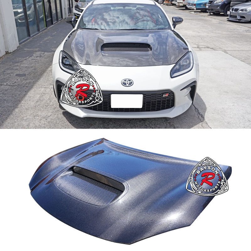 ST Style Hood (Carbon Fiber) For 2022-2024 Toyota GR86 / Subaru BRZ - Bayson R Motorsports