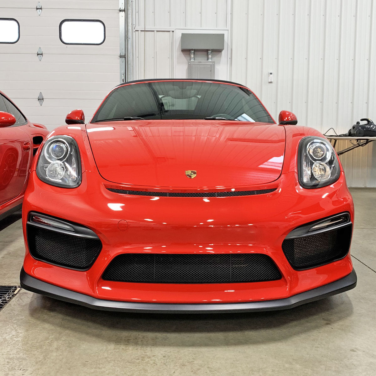 GT4 Style Front Bumper w/DRL (without Headlight Washer Holes) For 2013-2016 Porsche 981 Cayman Boxster - Bayson R Motorsports