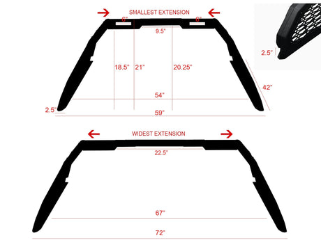 Armordillo CRS Chase Rack For Full Size Trucks - Bayson R Motorsports