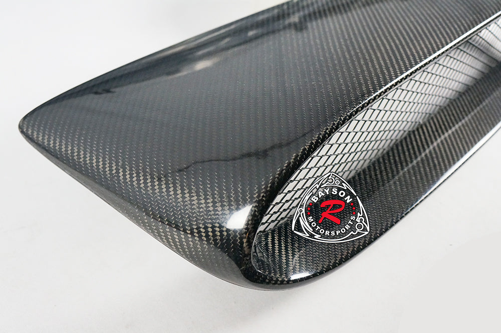 Raised Hood Scoop (Carbon Fiber) For 2010-2013 Mazdaspeed3 - Bayson R Motorsports