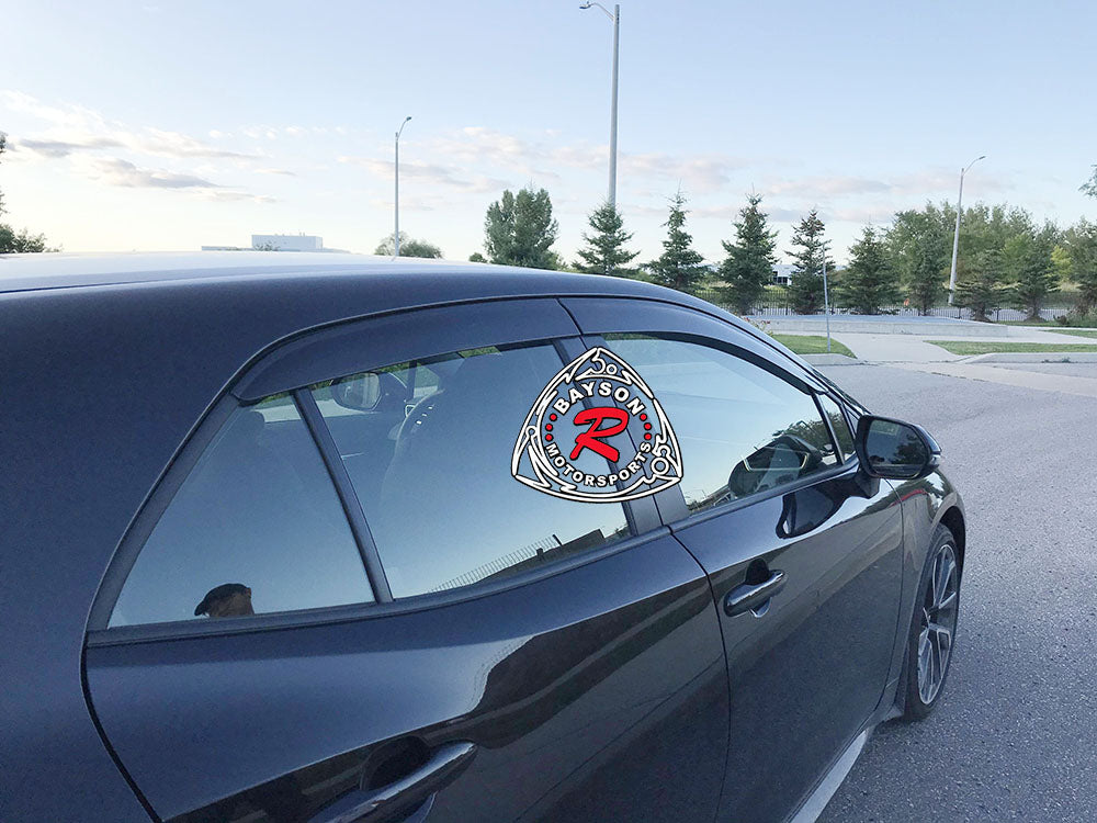 OE Style Window Visors For 2019-2022 Toyota Corolla 5 Dr - Bayson R Motorsports