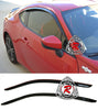 JDM Style Window Visors For 2012-2020 Subaru BRZ / Scion FR-S / Toyota 86 - Bayson R Motorsports