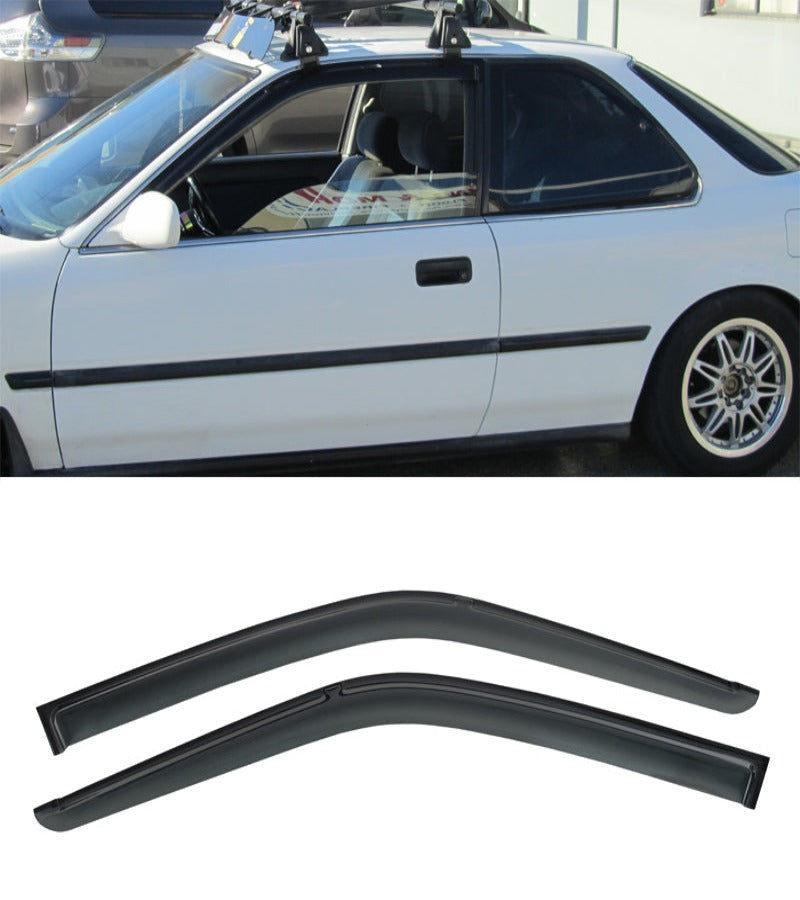 JDM Style Window Visors For 1990-1993 Honda Accord 2Dr - Bayson R Motorsports