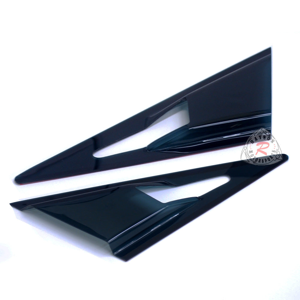 Feels Style Side Mirror Air Duct Vent Visors For 2006-2011 Honda Civic 4 Dr - Bayson R Motorsports
