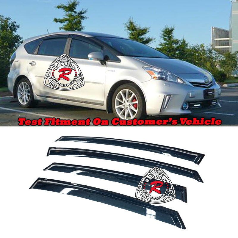 JDM Style Window Visors For 2012-2018 Toyota Prius-V (4Dr)