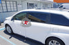 JDM Style Window Visors with Stainless Steel Trim For 2021-2022 Toyota Sienna - Bayson R Motorsports