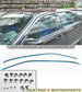 JDM Style Window Visors w/ Clips For 2002-2007 Subaru Impreza WRX STi 4Dr - Bayson R Motorsports