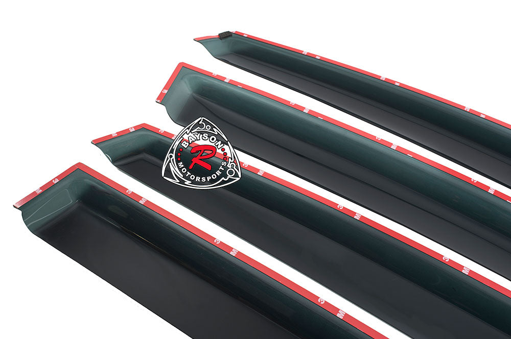 Side Deflectors Black Compatible With Subaru XV II 2017