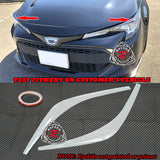 JDM Style Eyelids For 2019-2022 Toyota Corolla 5 Dr - Bayson R Motorsports