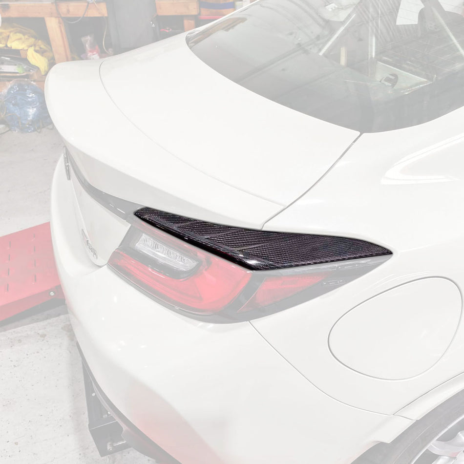 T Style Rear Side Spoiler (Carbon Fiber) For 2022-2026 Subaru BRZ
