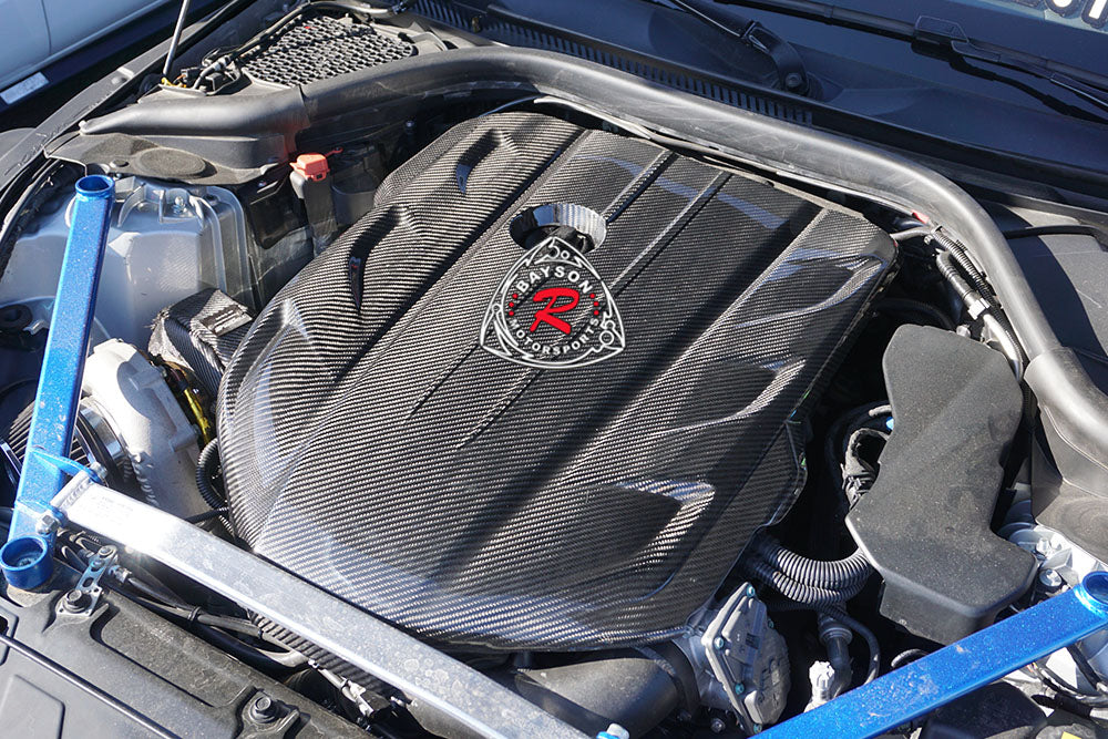 Engine Cover (Dry Carbon Fiber) For 2020-2023 Toyota Supra 3.0L ONLY - Bayson R Motorsports