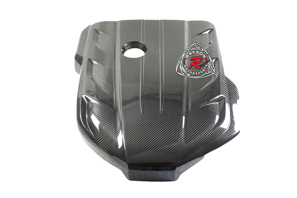 Engine Cover (Dry Carbon Fiber) For 2020-2023 Toyota Supra 3.0L ONLY - Bayson R Motorsports