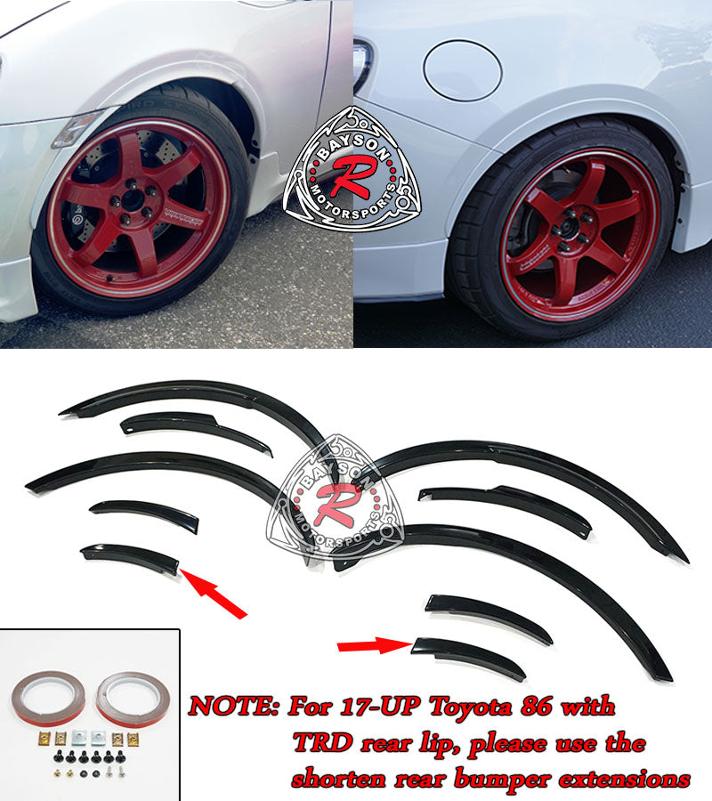 T Style Fender Flares For 2012-2016 Scion FR-S