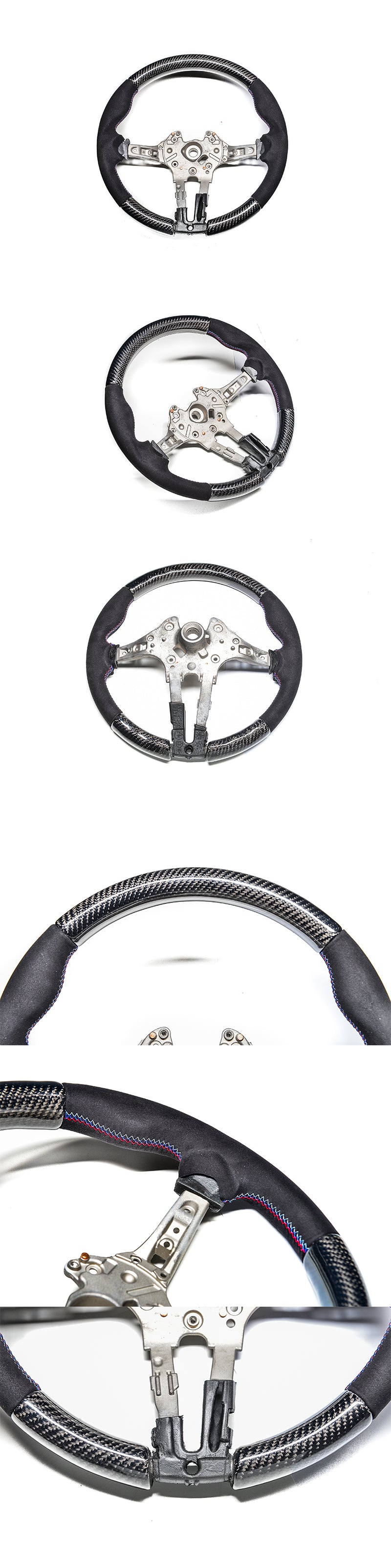 Carbon Fiber / Alcantara Steering Wheel For BMW M3 F80 / M4 F82 F83 / M2 F87 - Bayson R Motorsports