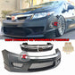 TR Style Front Bumper For 2012-2015 Honda Civic 4 Dr - Bayson R Motorsports