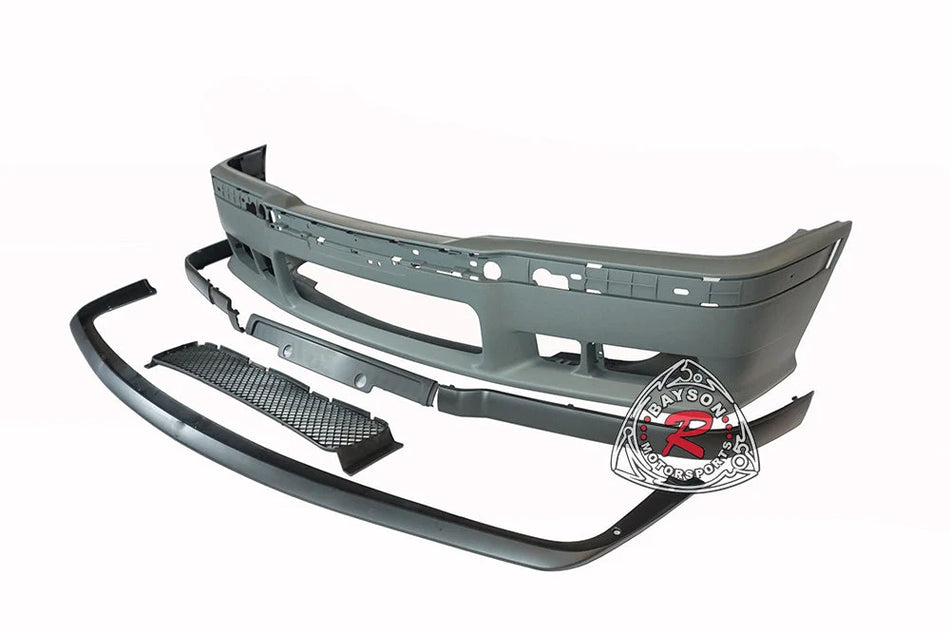 M3 Style Front Bumper With Removable Lower Lip For 1992-1999 BMW 3-Series (2Dr/4Dr, E36)