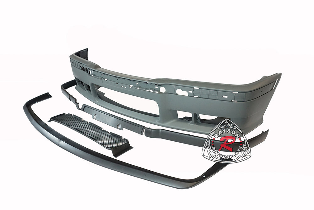 M3 Style Front Bumper w/ Removable Lower Lip For 1992-1999 BMW 3-Series E36 - Bayson R Motorsports