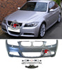 M-Tech Style Front Bumper w/ Fog Lights For 2006-2008 BMW 3-Series E90/E91 - Bayson R Motorsports