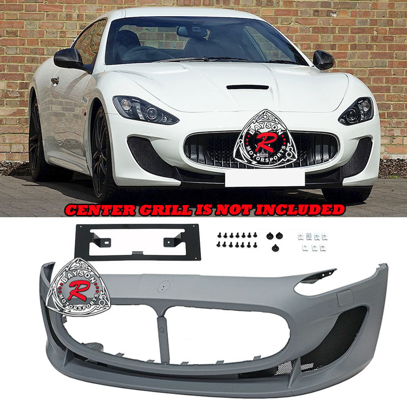 MC Style Front Bumper For 2008-2017 Maserati GranTurismo / GranCabrio (M145) - Bayson R Motorsports