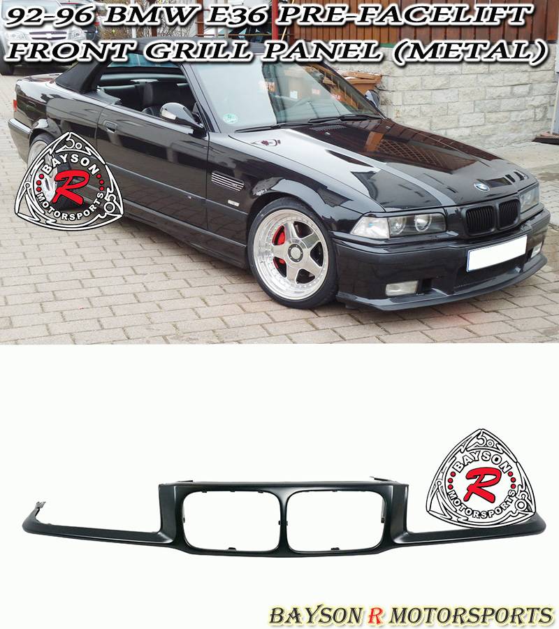 Front Grille Nose Panel Garnish For 1992-1996 BMW 3-Series E36 - Bayson R Motorsports