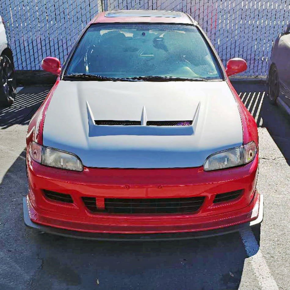 JS Style (Fiberglass) Hood For 1992-1995 Honda Civic 2Dr/3Dr