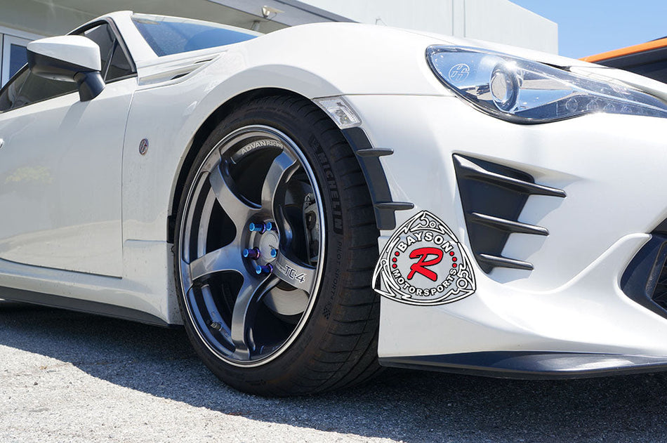 T Style Aero Turbulators For 2012-2021 Subaru BRZ