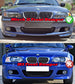 Fog Lamp Round Trim Covers (ABS) For 1999-2006 BMW E46 M-Tech II Front Bumper - Bayson R Motorsports
