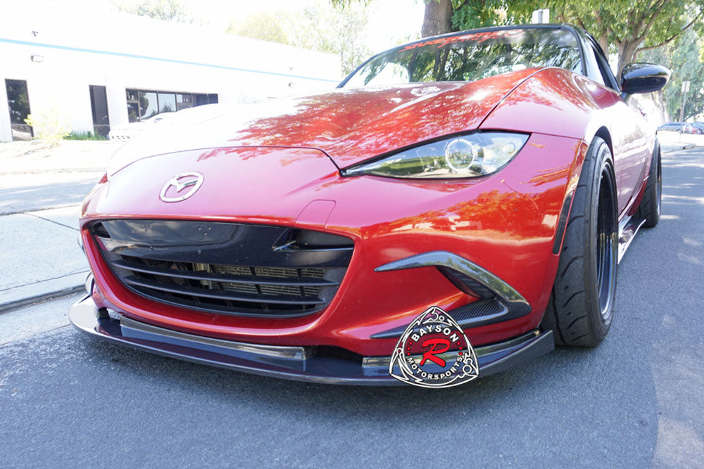 Front Bumper Foglight Trim (Carbon Fiber) For 2016-2024 Mazda Miata - Bayson R Motorsports