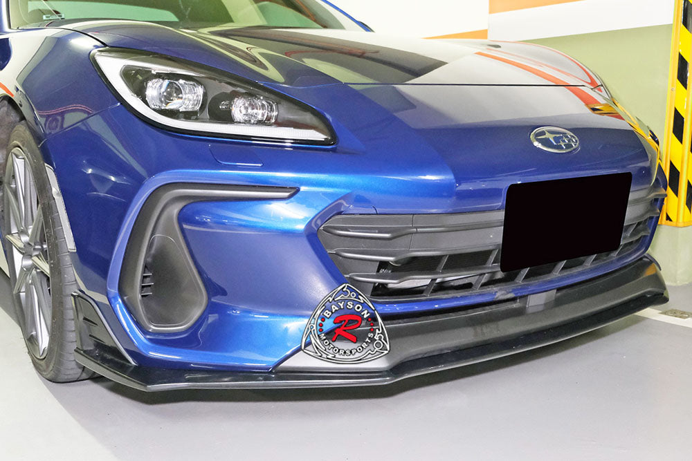 STi Style Front Lip (ABS Plastic) For 2022 Subaru BRZ - Bayson R Motorsports
