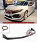 MU Style Front Lip (ABS Plastic) For 2017-2021 Honda Civic Type R FK8 ONLY - Bayson R Motorsports