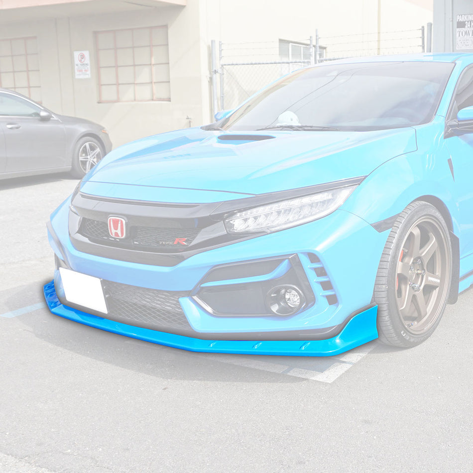 MU Style Front Lip (ABS Plastic) For 2017-2021 Honda Civic Type R (FK8)
