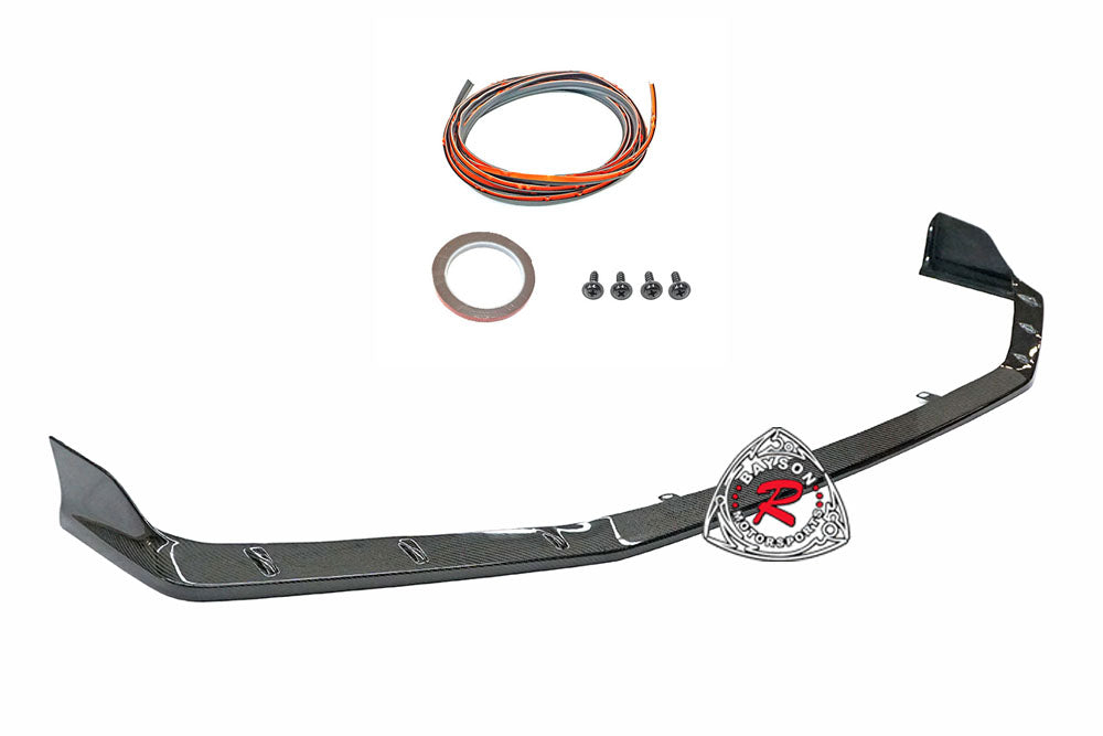 Give Your Civic Si Or FK7 Hatchback (2017-2021) A Type-R Style Makeover With This Matte Black Front Bumper Lip Kit!