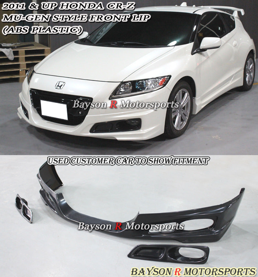 MU Style Full Lip Kit/Front Lip/Side Skirt/Rear Lip For 2011-2012 Honda CR-Z