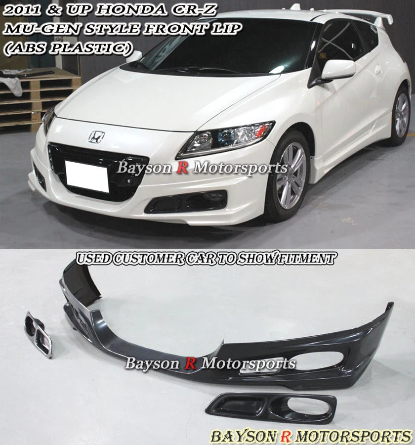 MU Style Full Lip Kit/Front Lip/Side Skirt/Rear Lip For 2011-2012 Honda CR-Z