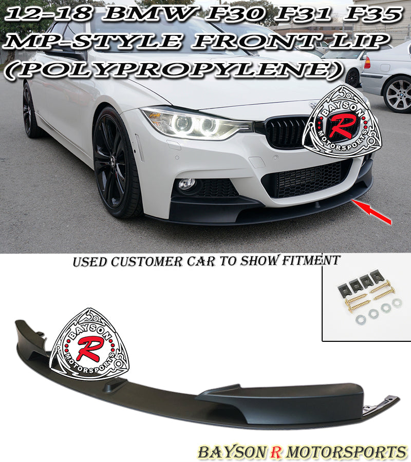 MP Style Front Lip For 2012-2018 BMW 3-Series F30/F31 - Bayson R Motorsports